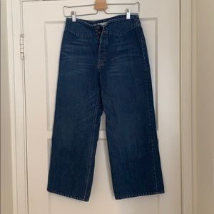 Wide leg jeans